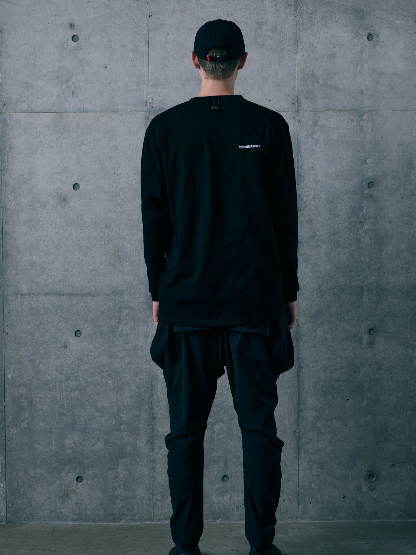 AFTER IMAGE LST / プリント ロングスリーブTシャツ / BLACK