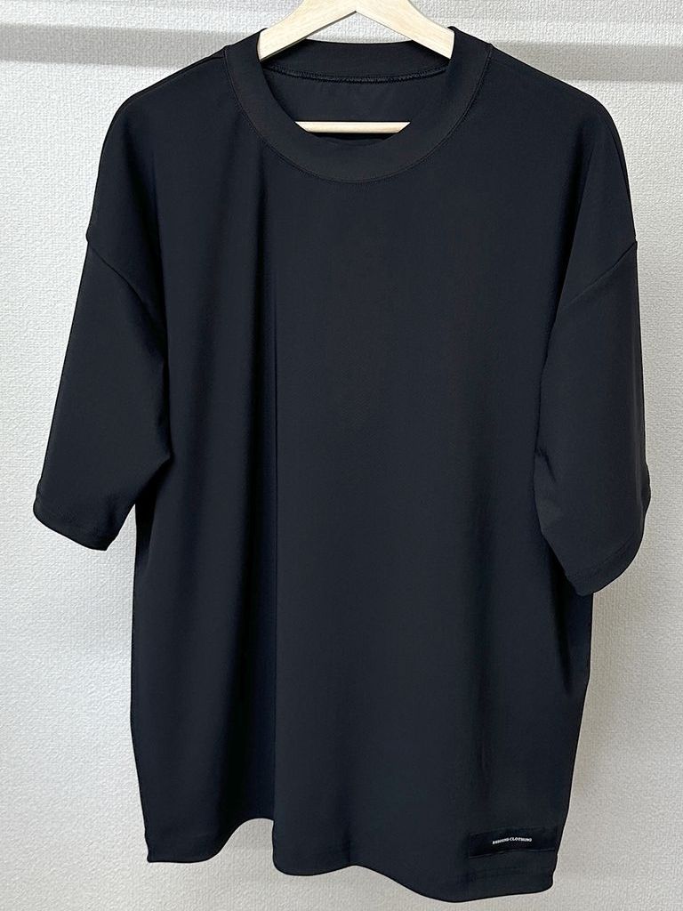 《予約品3月3日18：00締め》 OX JERSEY  OVER TEE / オーバーTシャツ / ブラック