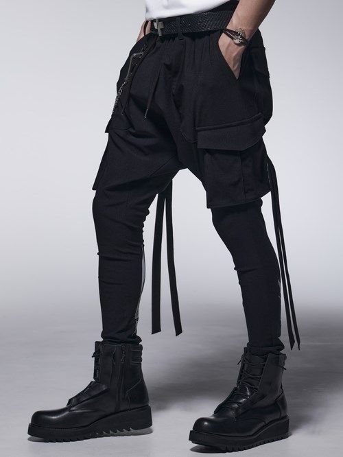 《予約品》 SaruelCargoPants / カーゴパンツ / ブラック 【kiryuyrik】 10月末以降入荷予定