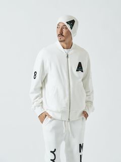 (予約品) muta Sweat MA-1 / MA-1ジャケット / ホワイト 【Acanthus×muta】 10月上旬頃入荷予定