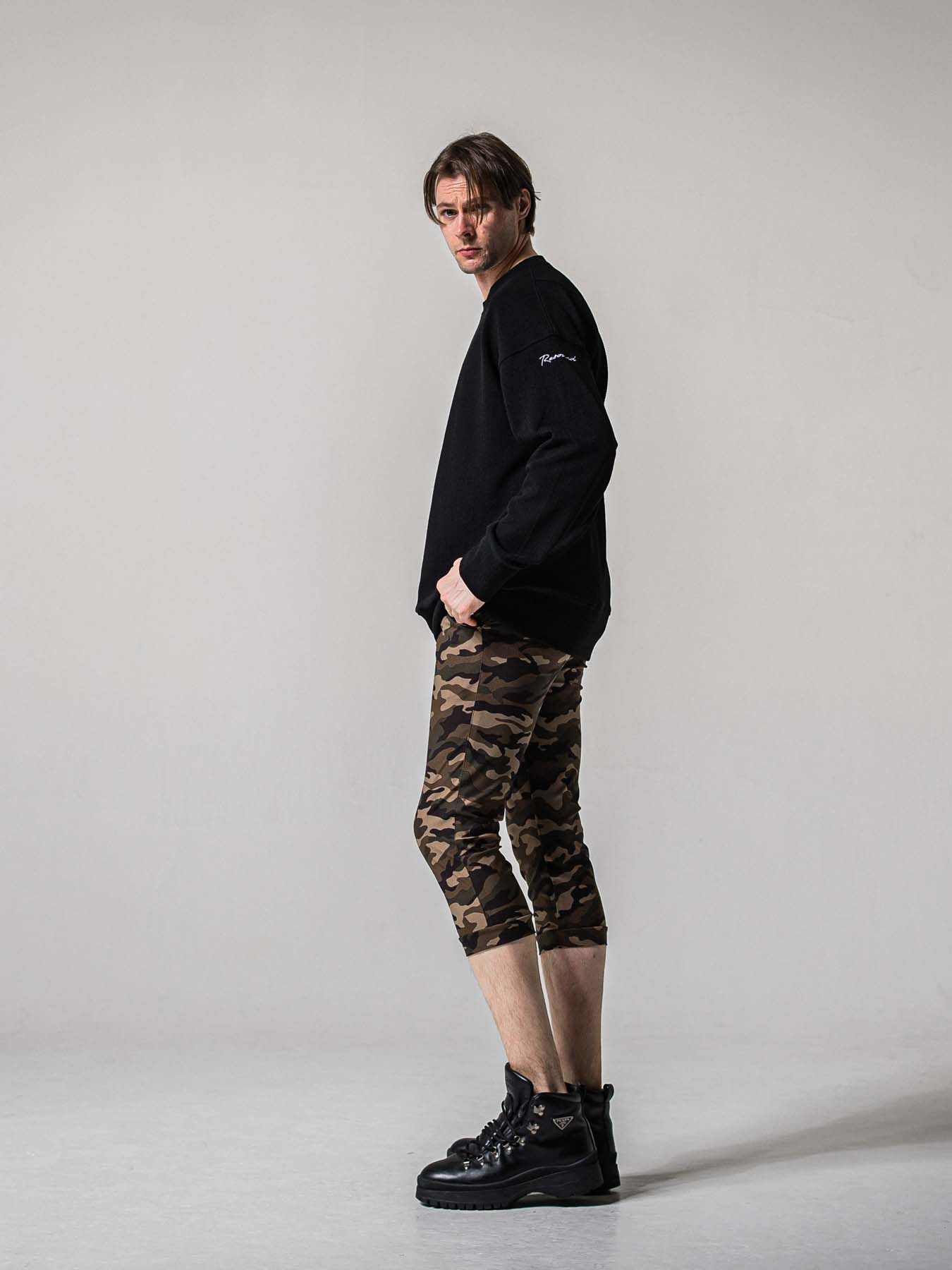 【予約品 11月16日(日) 締切】RE CROPPED PT / ナイロン イージークロップドパンツ / カモカーキ