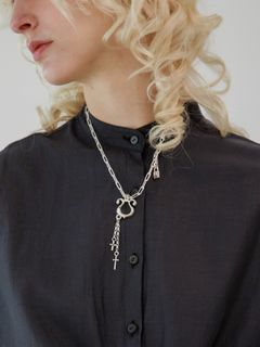 《受注生産》RHYTHMIC HORSESHOE LARGE with CROSSES 4C #1 NECKLACE / リズミックホースシュー・L ウィズ クロス 4C #1 ネックレス / 注文から2～3週間後入荷予定