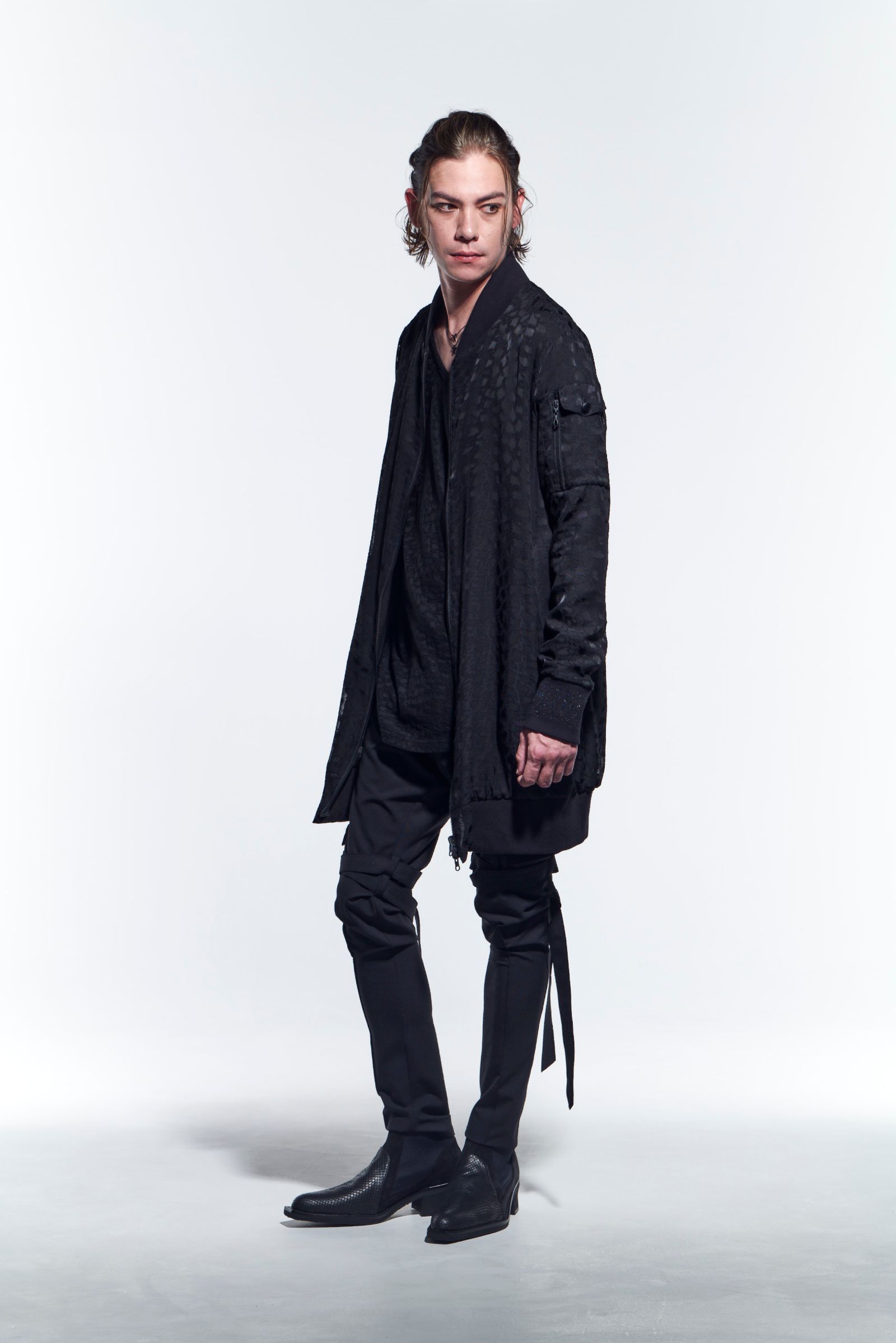 《予約品》 ReversibleLongMA-1 OpalLeopard+Mesh / Black 【kiryuyrik】 6月入荷予定