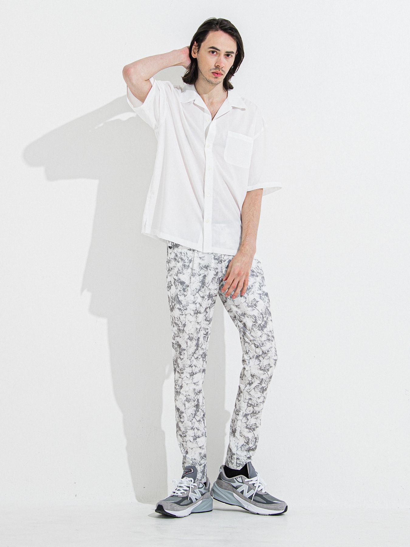 【予約品】CHRIS EASY TUCK PANTS / クリスイージータックパンツ / マーブルグレー