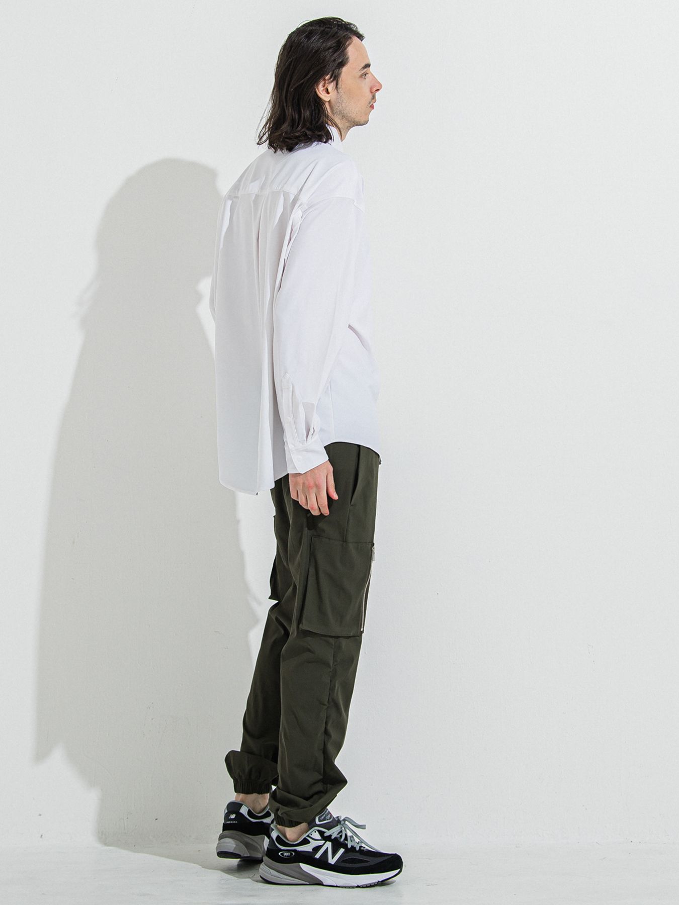 【予約品 】DAVID NYLON CARGO PANTS / デヴィッドナイロンカーゴパンツ / カーキ