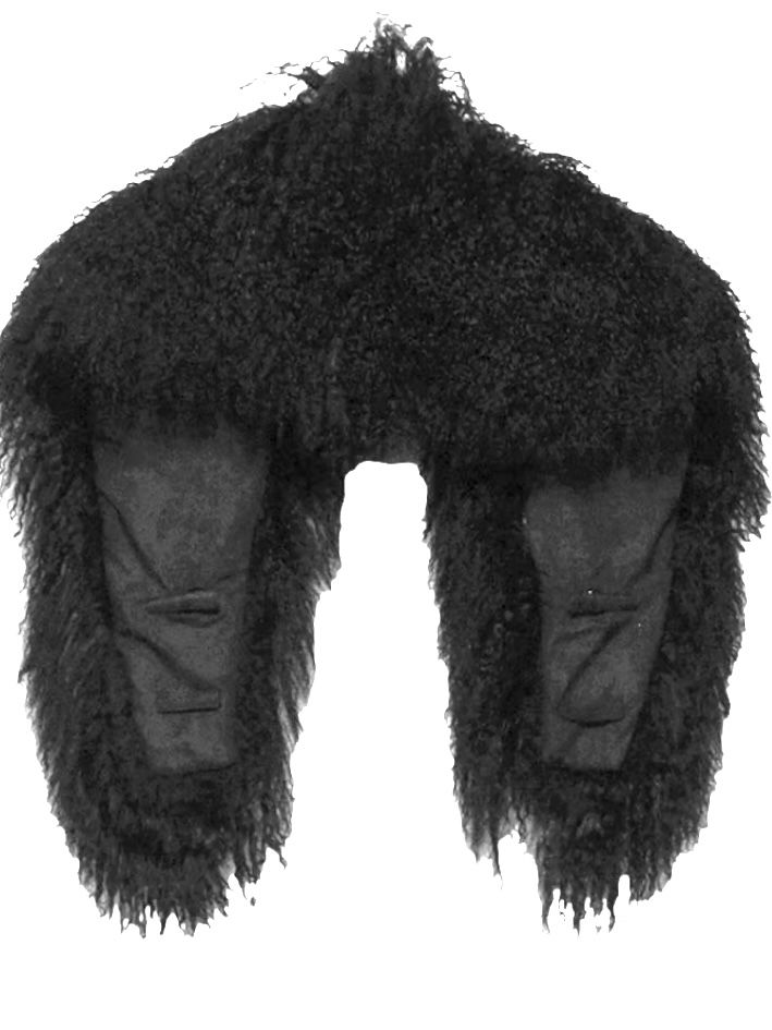 Tibetan lamb fur Detachable collar リアルファーネックマフラー単品【ys Yuji SUGENO】
