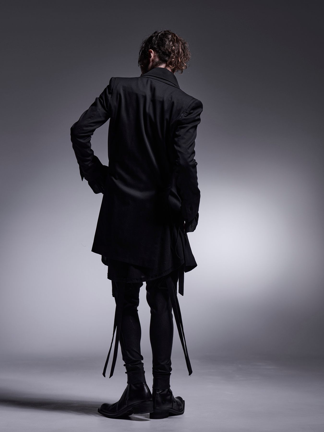 【予約品 】Shirring Frill Shirt / シャーリングフリルシャツ / ブラック