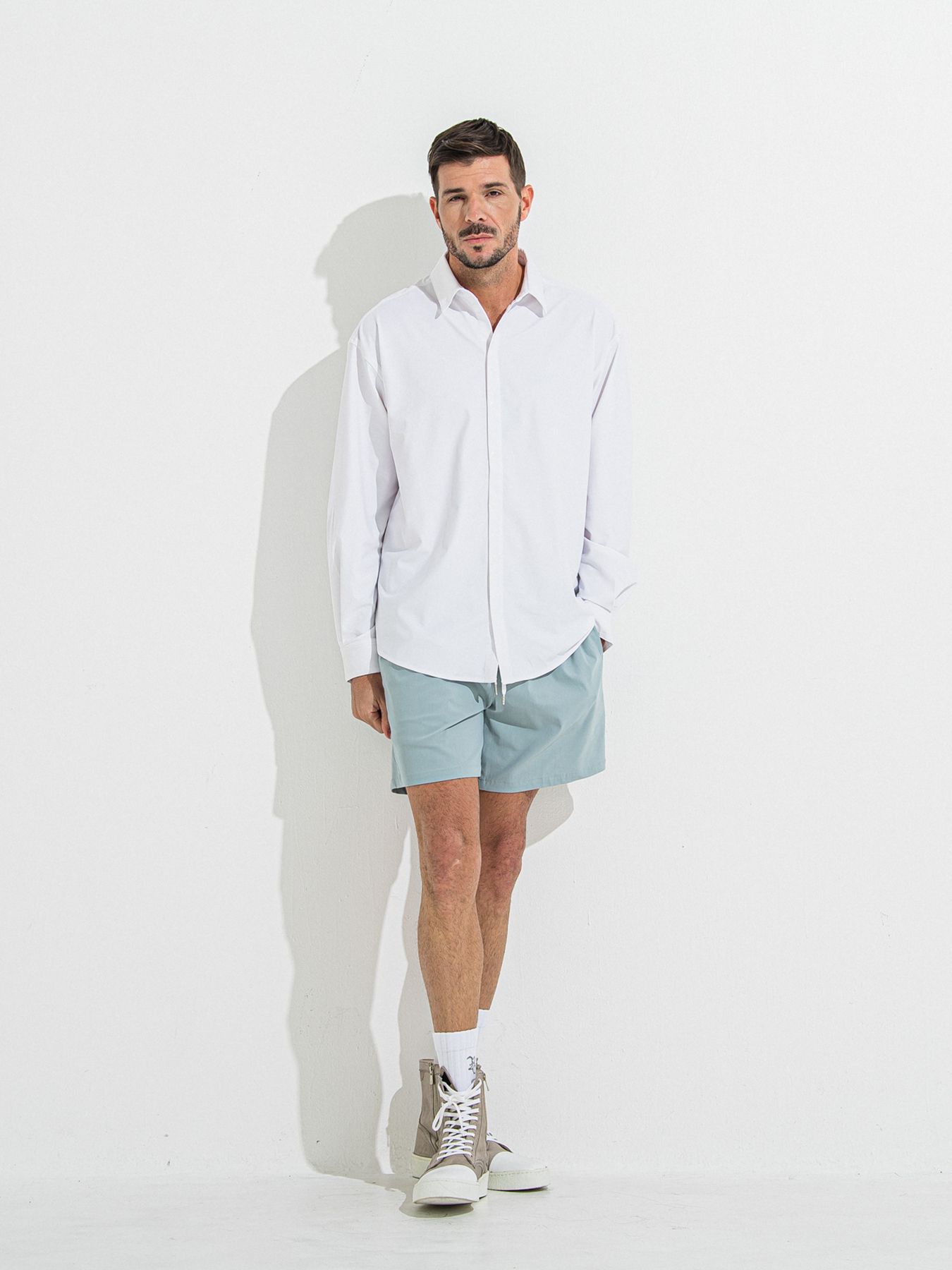【予約品 】RASH JACK SHIRTS / ラッシュガード ジャックシャツ / ホワイト