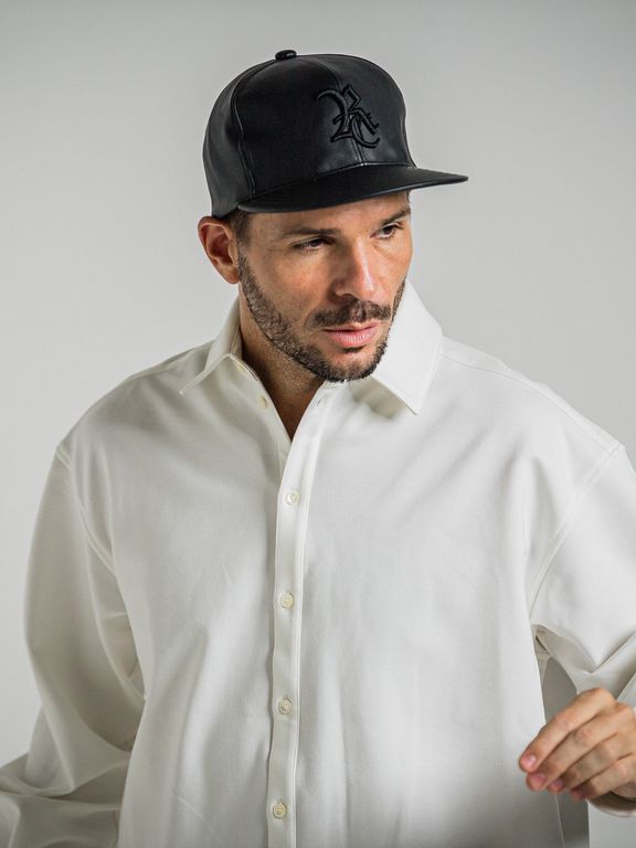 《予約9月1日18時締め》 LEATHER RC BB CAP  / キャップ / ブラック