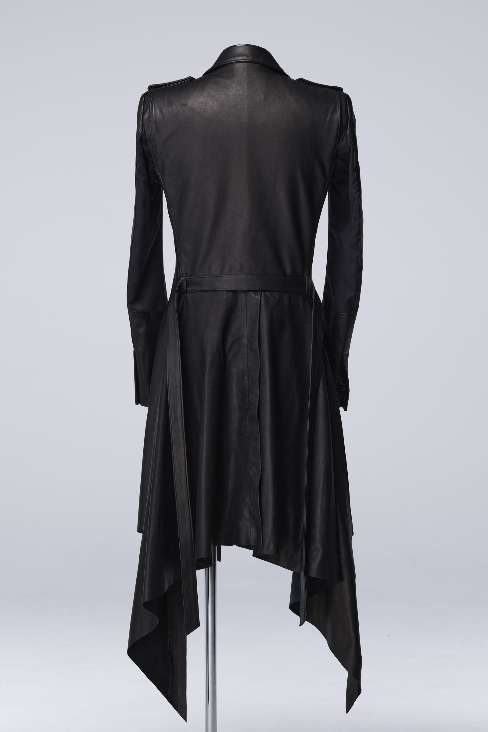 《予約》 SGZ Costume Eco Leather Flare Jacket / ブラック 【THE ONENESS】 12月入荷予定