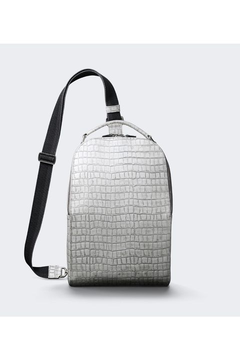 3WAYボディバッグ Tint Embossing Leather / White 【aniary】