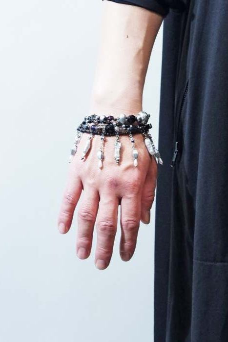 Necromancer ネクロマンサー Bracelet ブレスレット / BLACK 【Ranunculus】