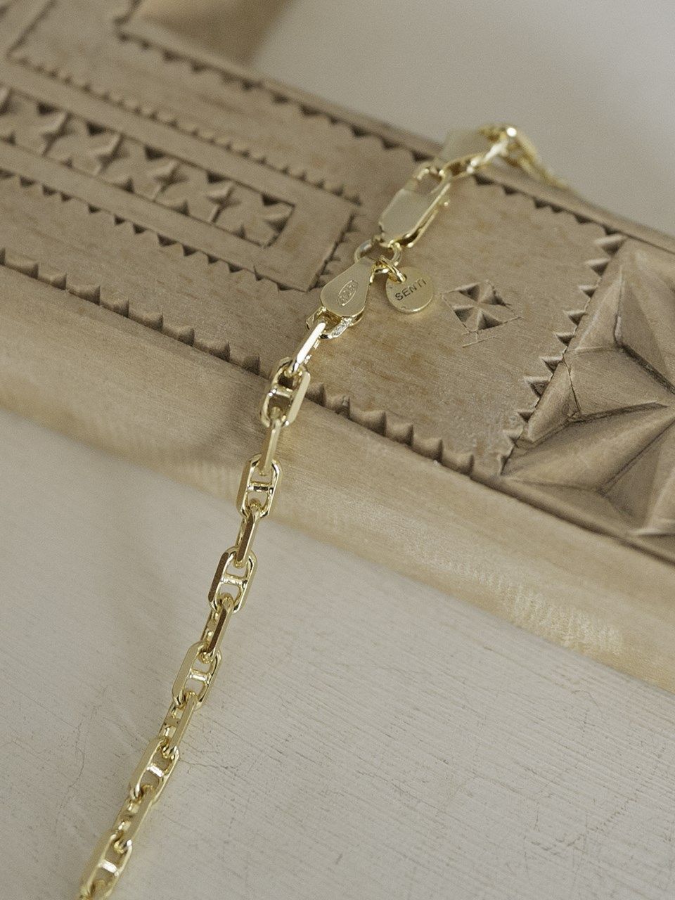 《予約品 》 CUT RORO MARINA CHAIN  / ゴールド 【Iroquois.SENTI】