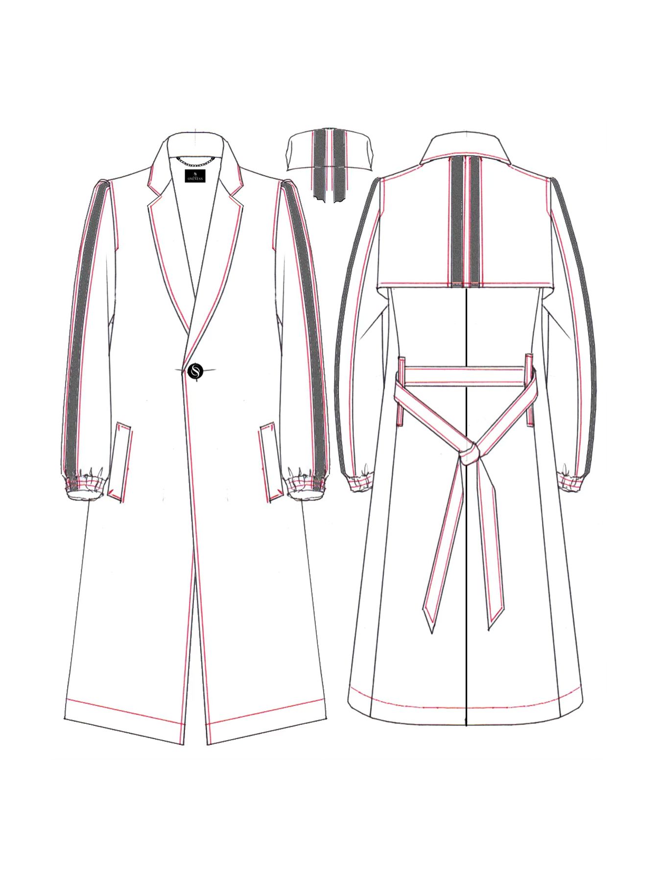 【予約品 10月26日(日) 締切】Over Size Coat / オーバーサイズコート / ブラック