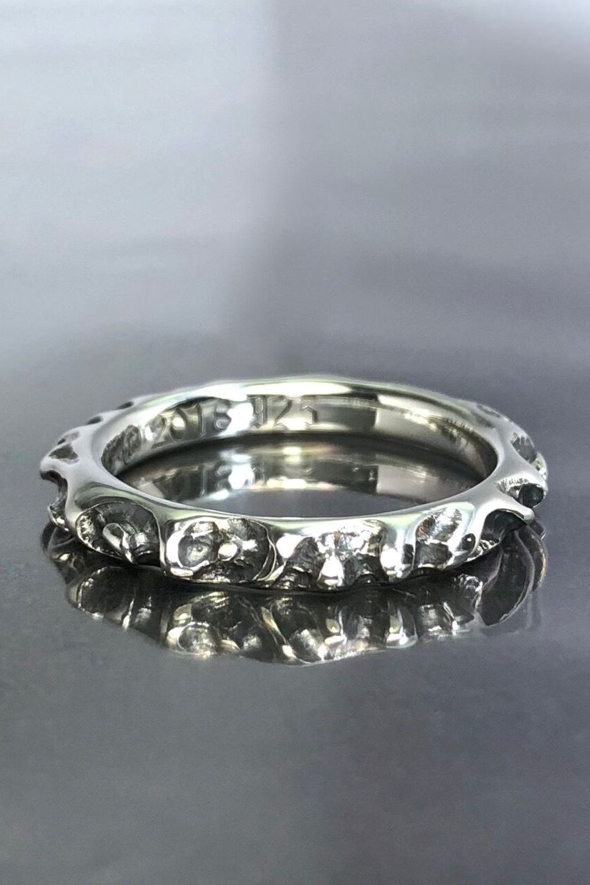 《受注生産》 CRATER RING three リング 【GOD SIZE】 注文から2～3週間後入荷予定