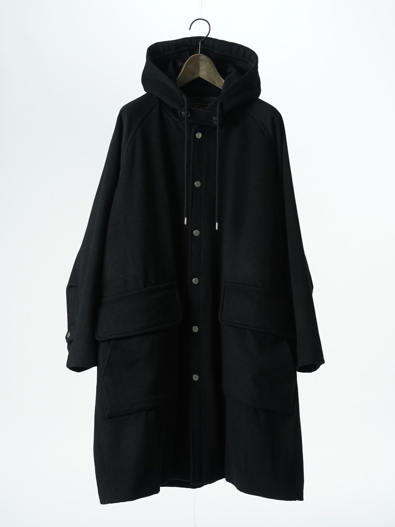 【予約品 5月27日(水) 締切】BURLY-COAT / フードコート / ブラック