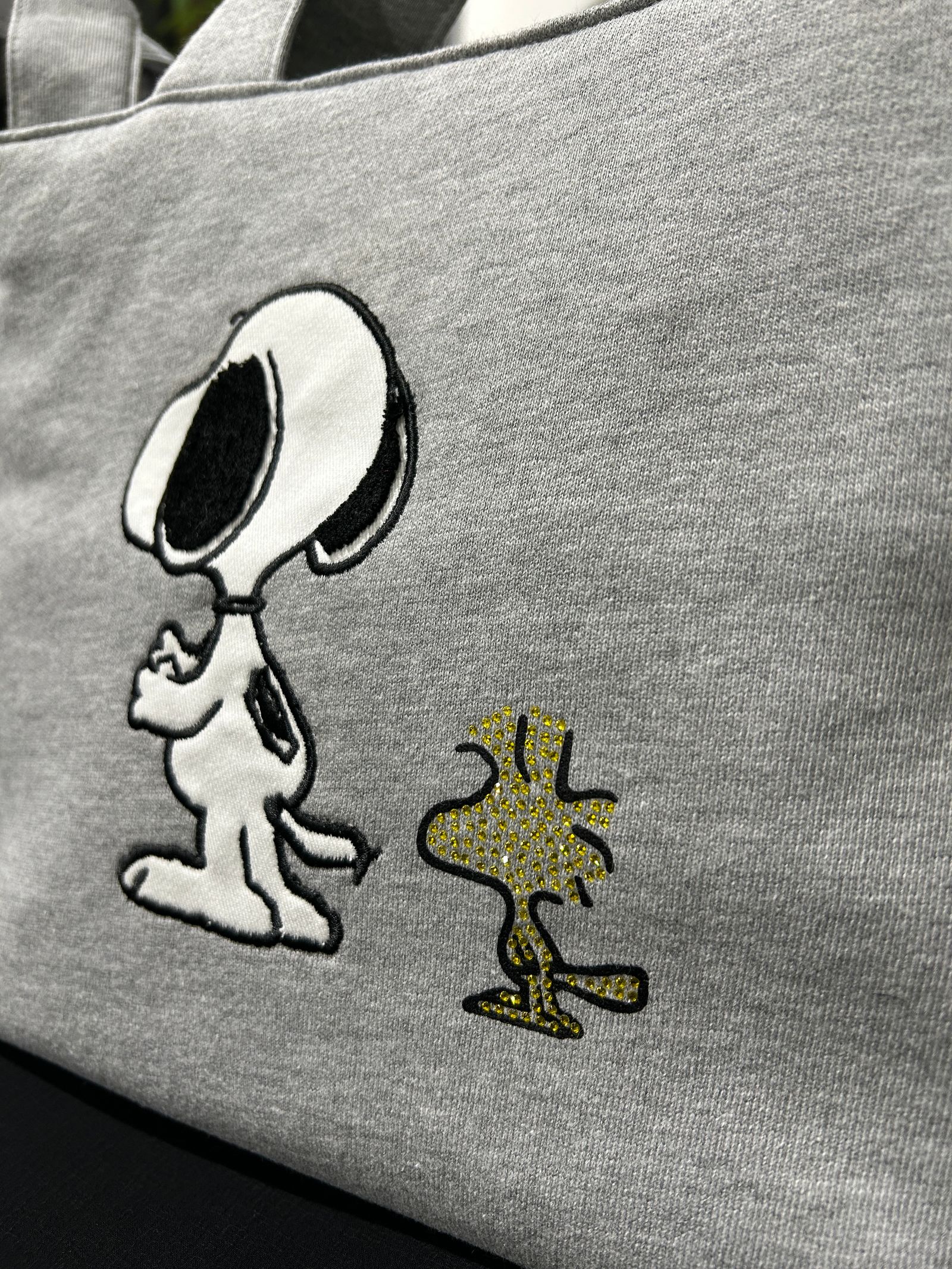 スヌーピー LUNCH BAG /GRAY 1PIU1UGUALE3 RELAX ×PEANUTS