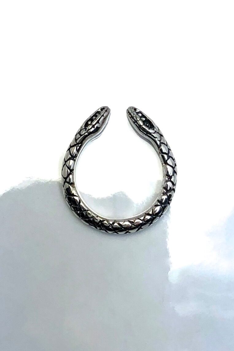 《受注生産》 TWO HEADED SNAKE RING / リング 【注文から2-3週間後入荷予定】
