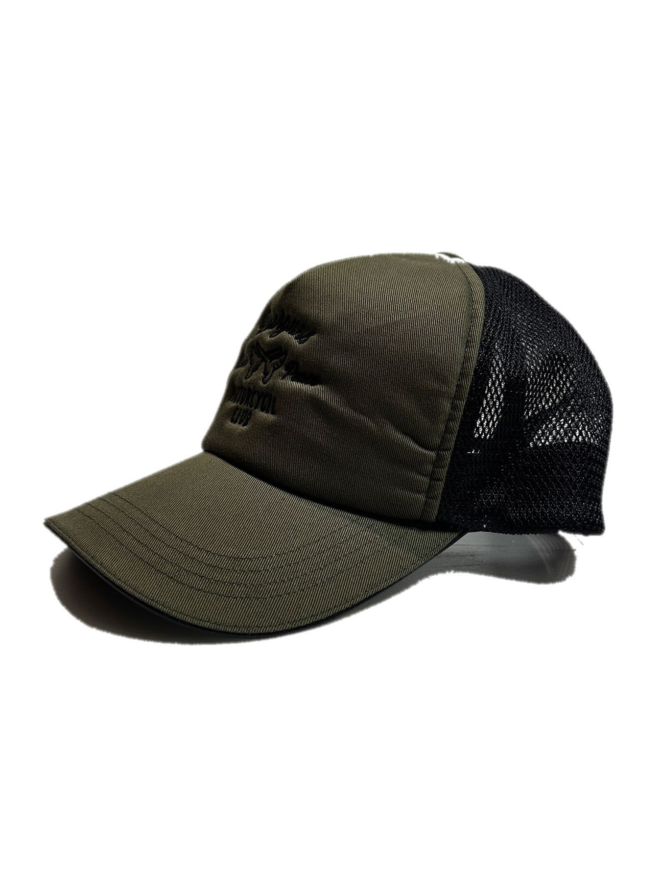 【予約品 8月10日(日) 締切 】ROARGUNS M/C BB CAP / roarguns MOTOR CYCLE CLUB ベースボールキャップ / カーキ