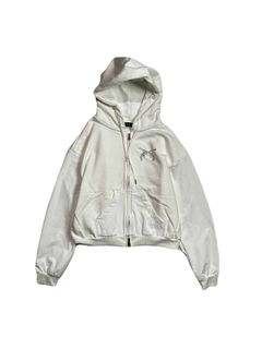 【予約品 8月10日(日) 締切 】WOMENS CROSSGUN CRY HOODIE / クロスガンクリスタル フーディー / オフホワイト