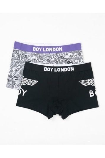 BOY LONDON - ZEBRA&PAINT 2PAC BOXER BRIEFS ボクサーパンツ
