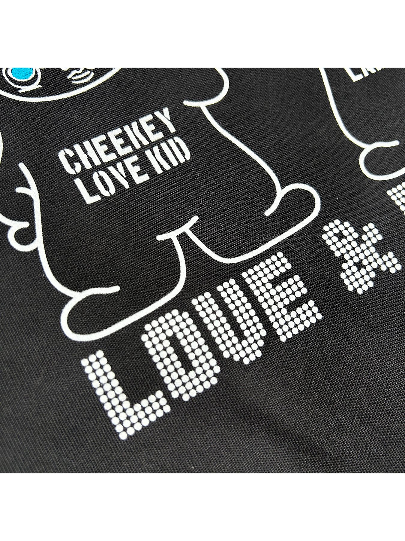 CHEEKEY PRINT L/S T / チーキー プリント ロングスリーブ Tシャツ / ブラック