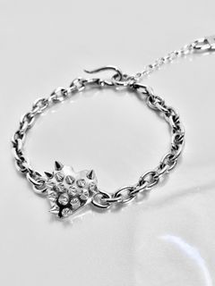 《受注生産》 SPIKE:HEART CHAIN BRACELET / スパイクハートチェーンブレスレット / 注文から2～3週間後入荷予定