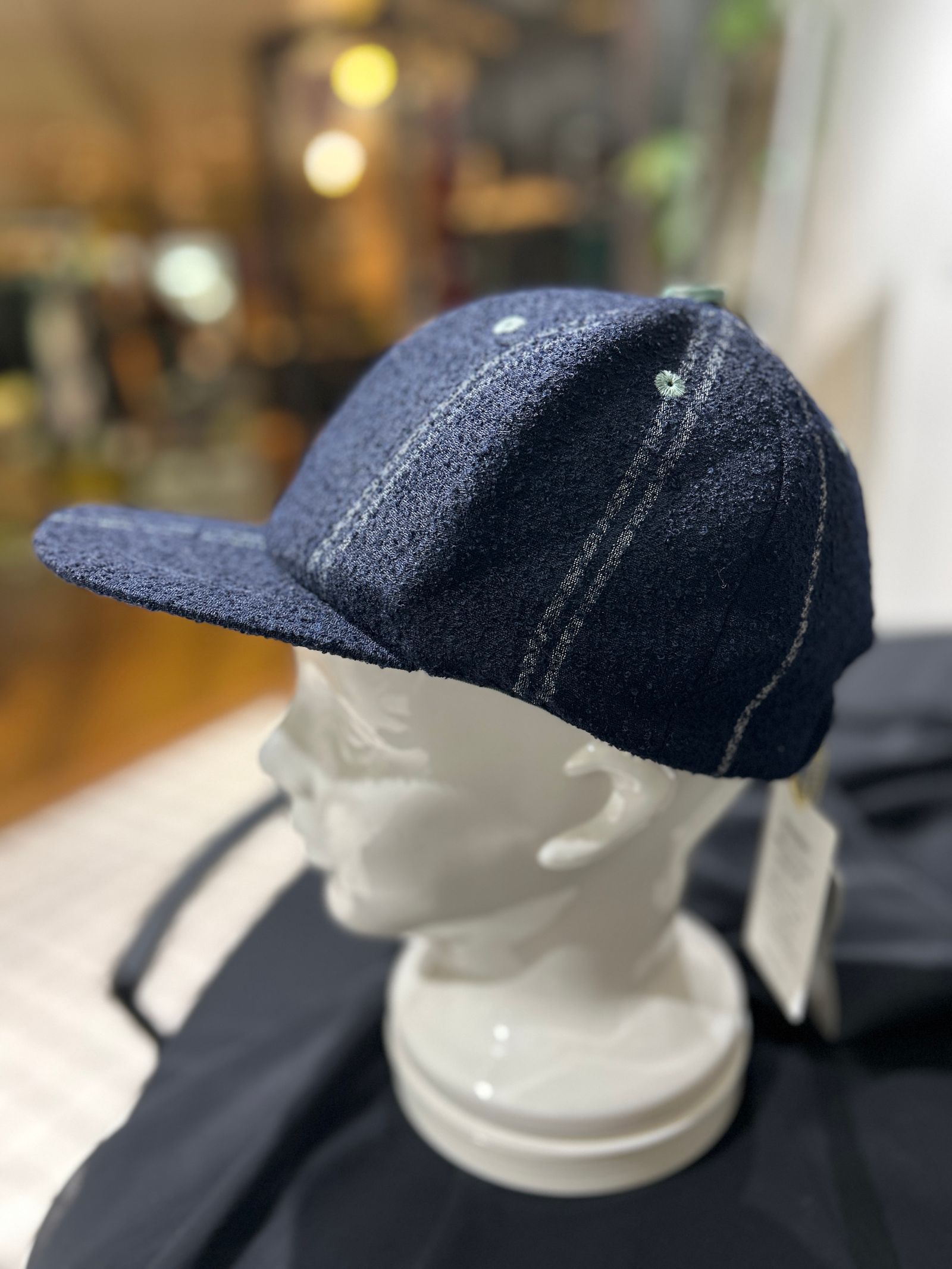 ストライプキャップ 【A(LeFRUDE)E】