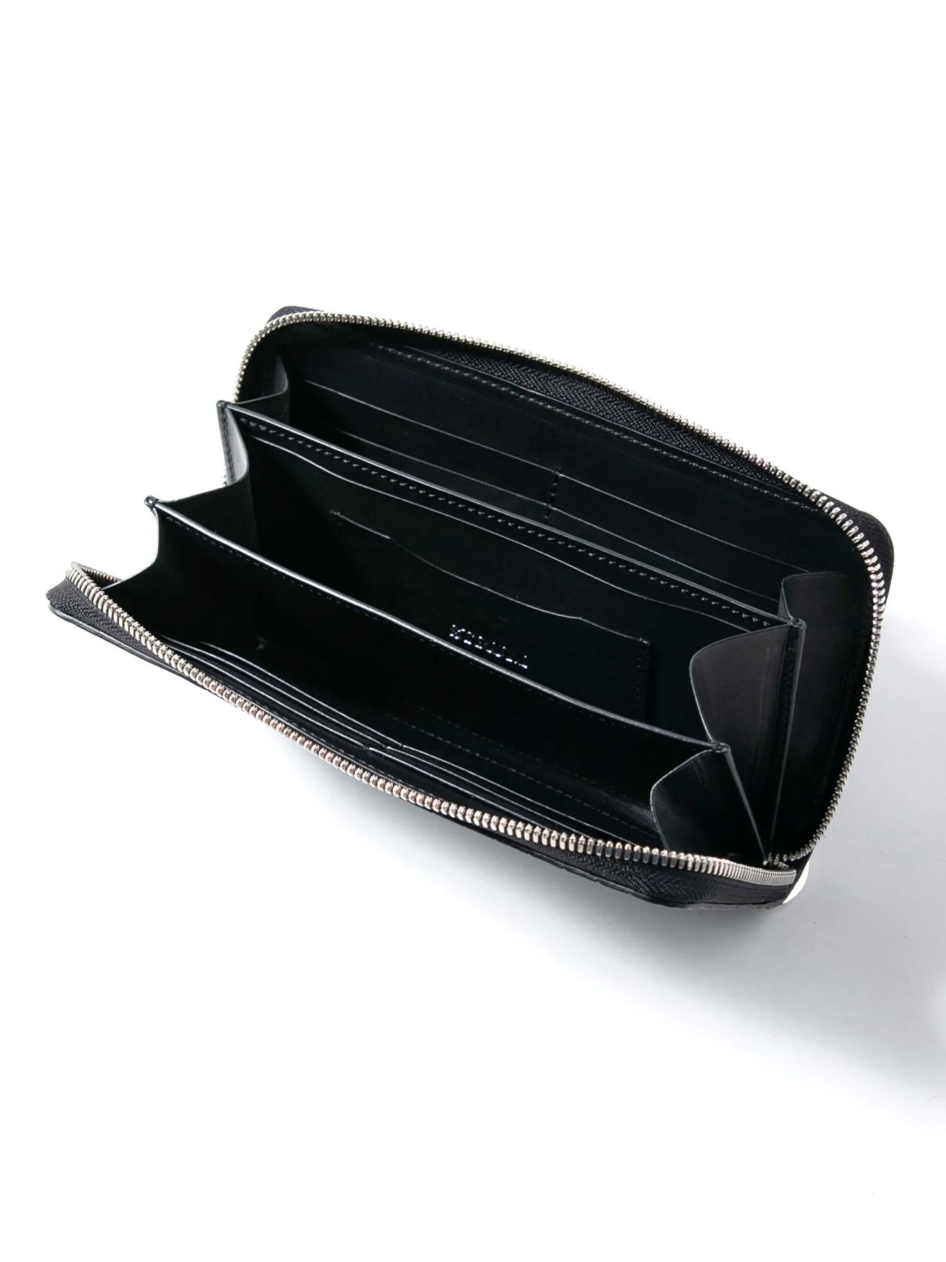 【予約品 10月12日(日) 締切】Nile Crocodile Round Wallet / ナイルクロコ ラウンドウォレット / ブラック