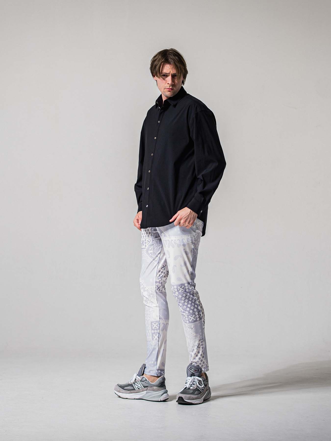 【予約品 11月16日(日) 締切】CHRIS EASY TUCK PANTS / スラックス イージーパンツ / バンダナグレー