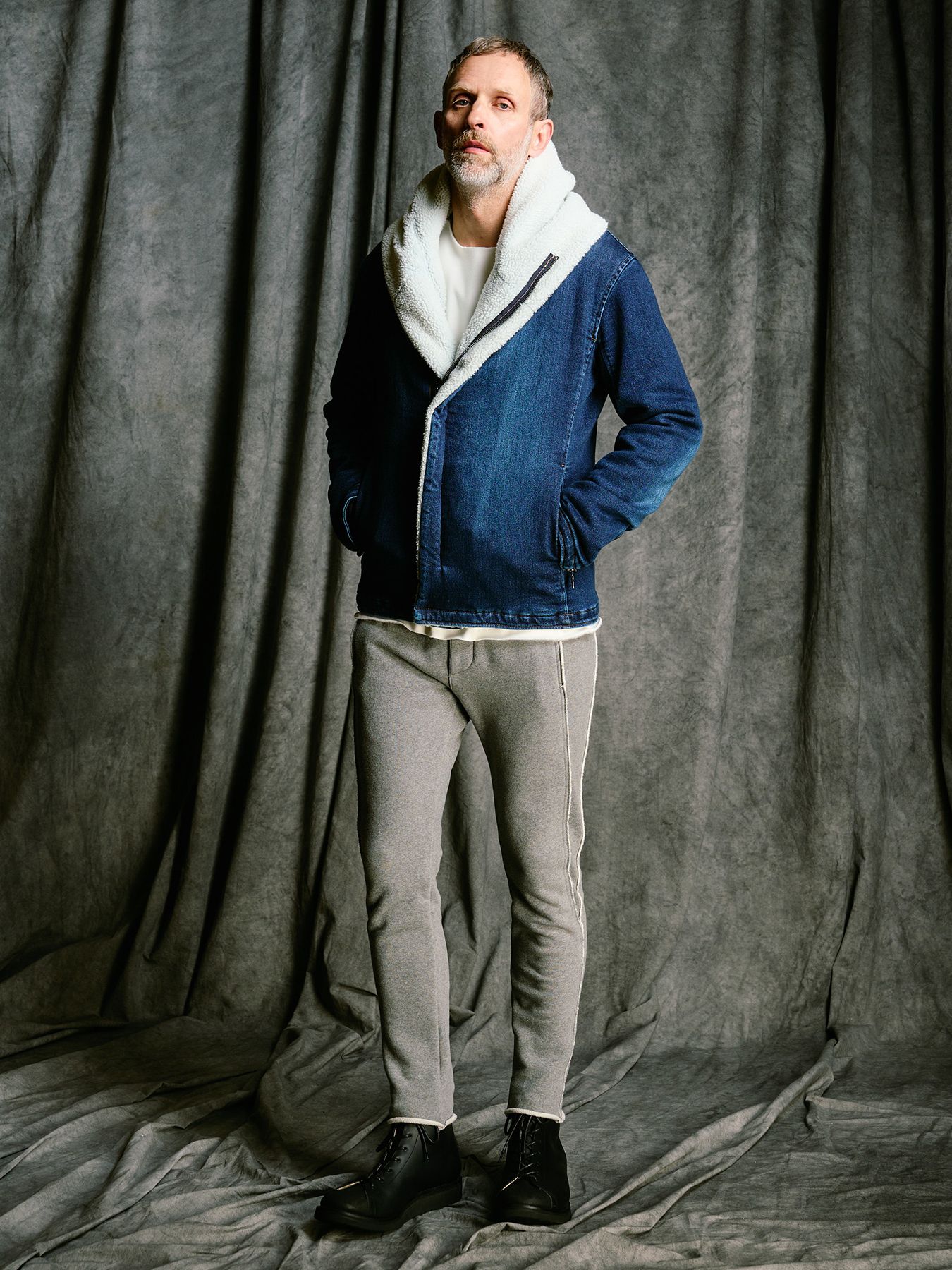 【予約品 4月19日(日) 18時締切】denim jersey hooded riders / デニムジャージー フーデッドライダース / インディゴユーズド