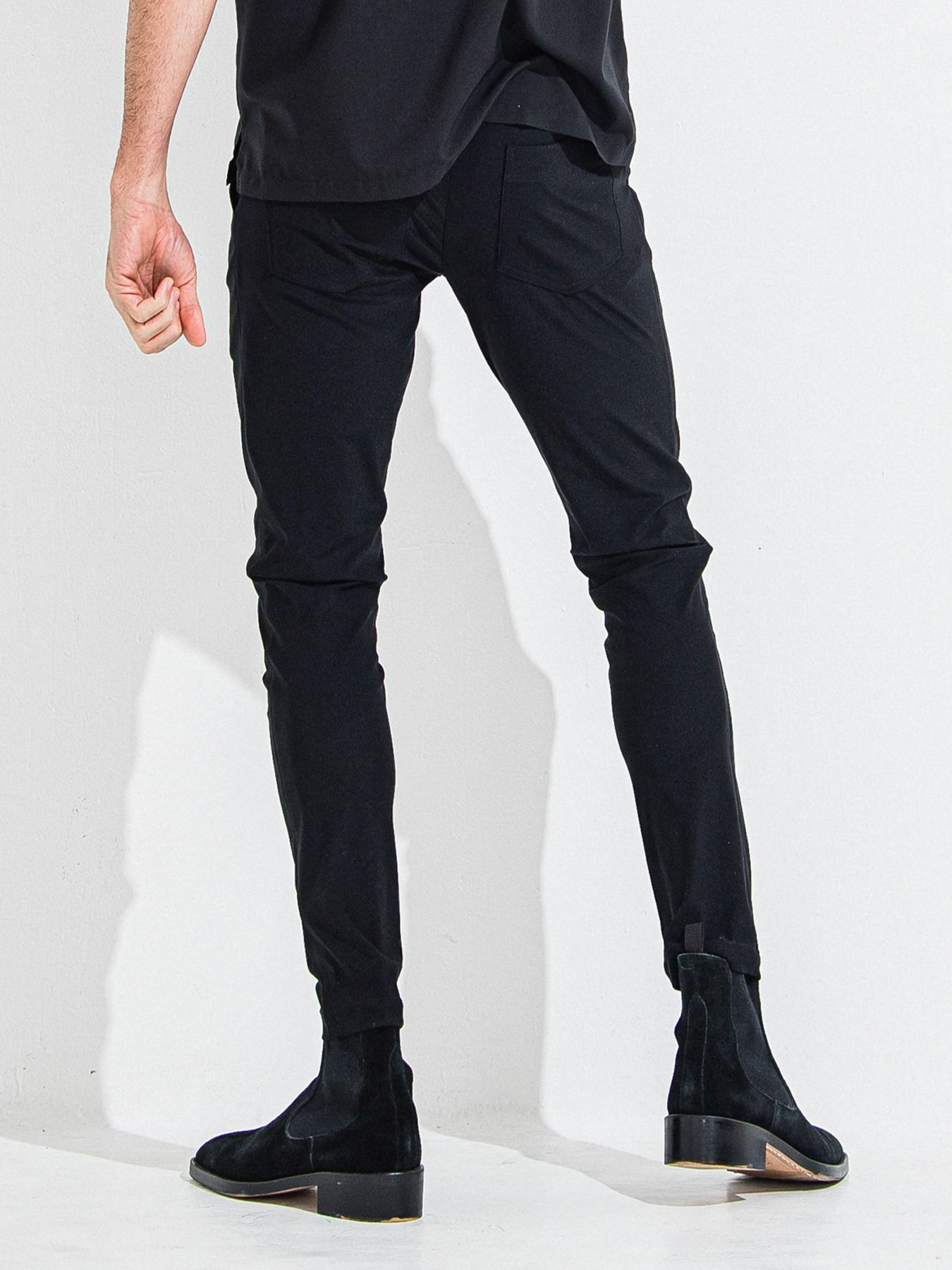 【予約品 】CHRIS EASY TUCK PANTS / クリスイージータックパンツ / ブラック