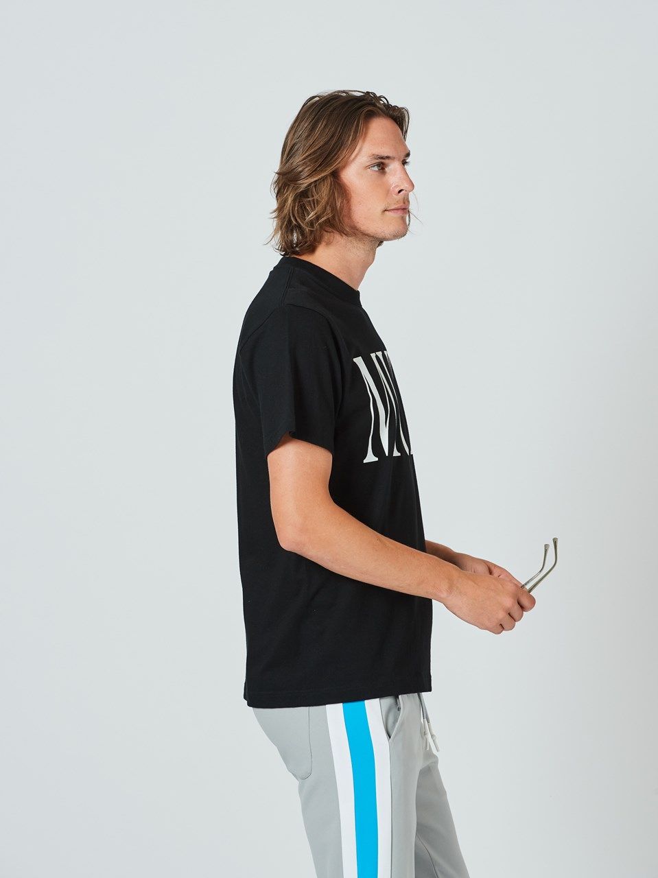 muta BIG Logo Tee / Tシャツ / ブラック Wネーム 【Acanthus×muta】
