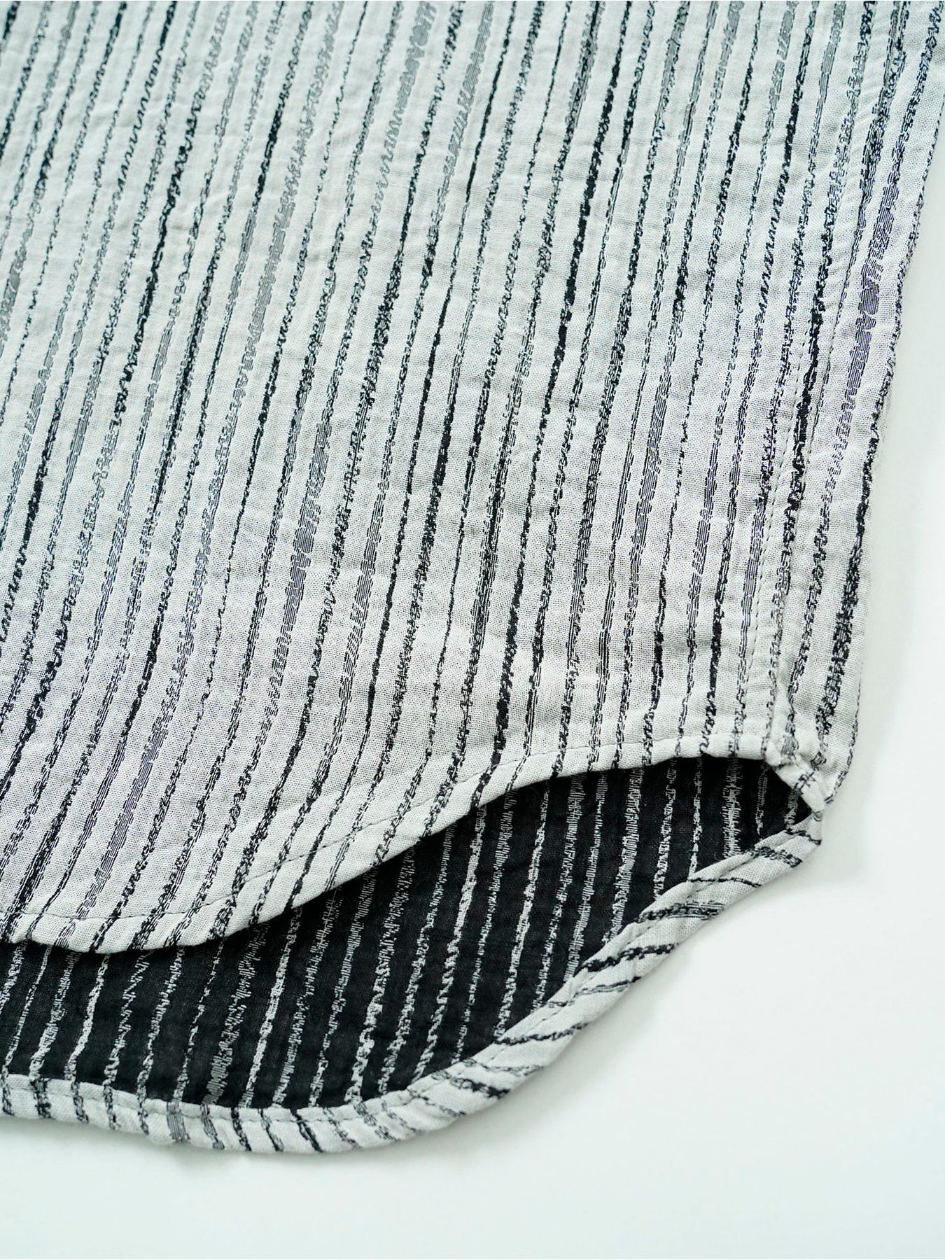 【予約品 11月9日(月) 締切】WAVEPULLOVER / ジャガードストライプ プルオーバー / グレー