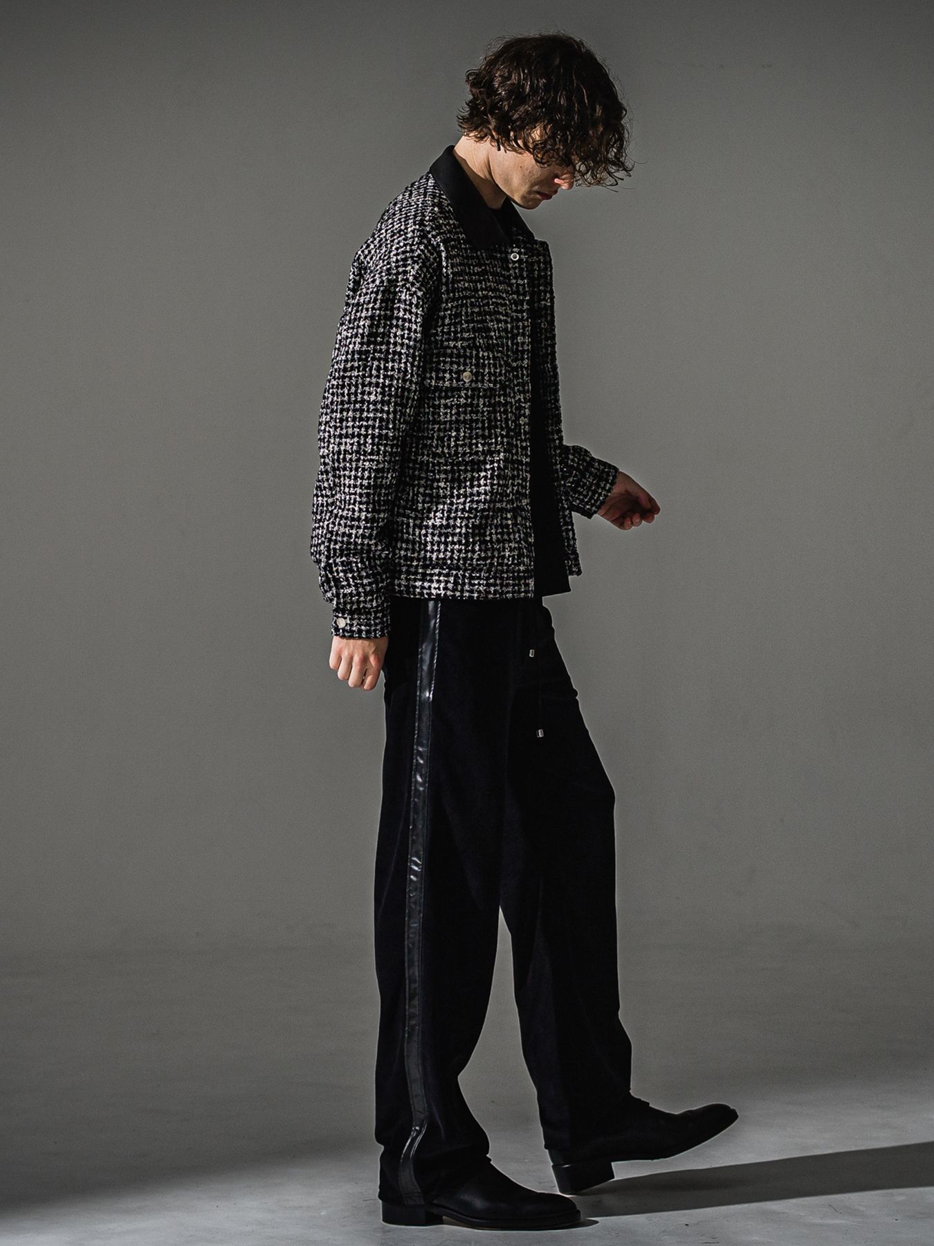 【予約品】FCTWEED 2nd jk / ファンシーツィード ジャケット / ブラック
