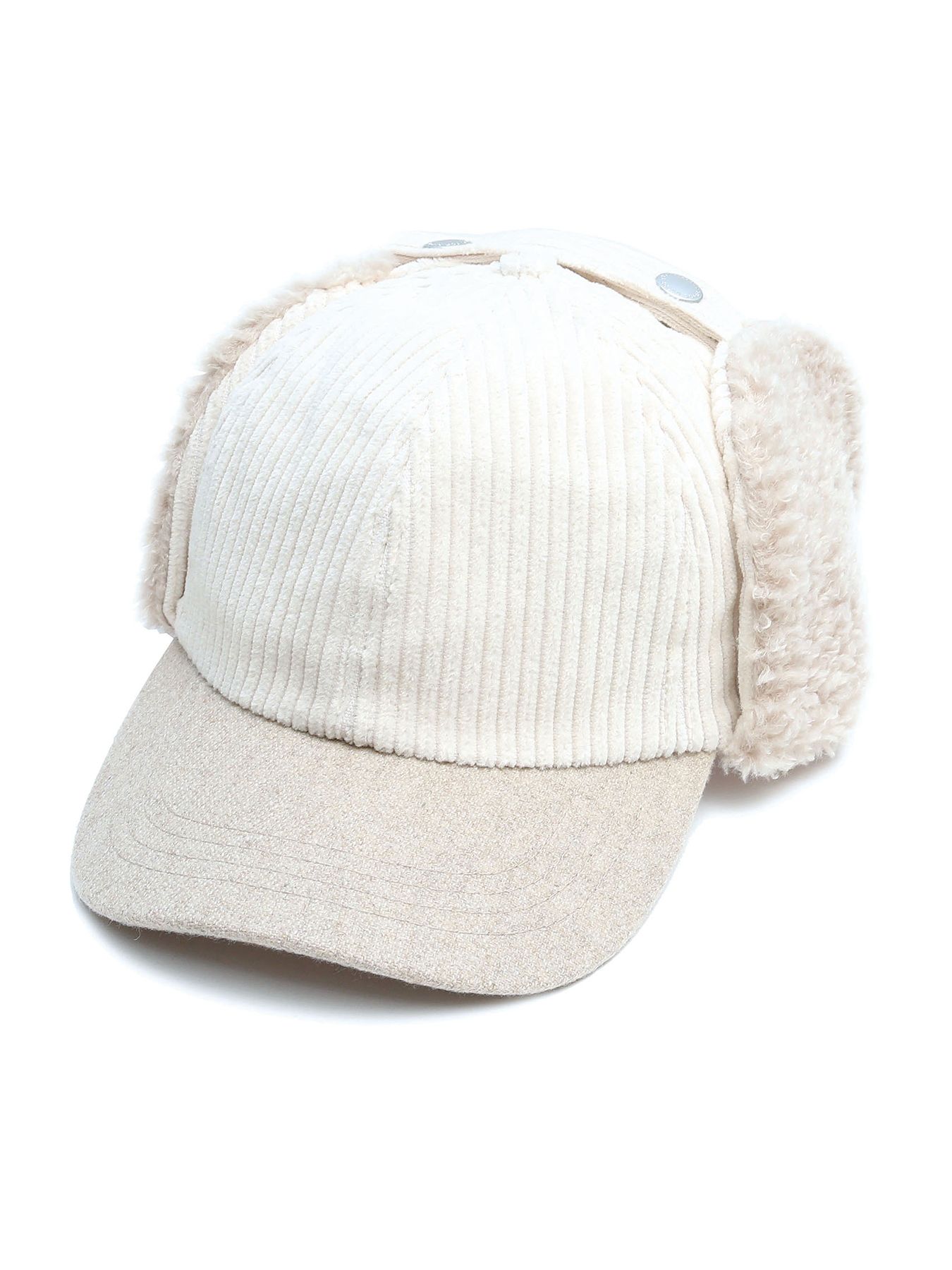 MICHELLE-BOA CAP / IVORY【QUOLT】