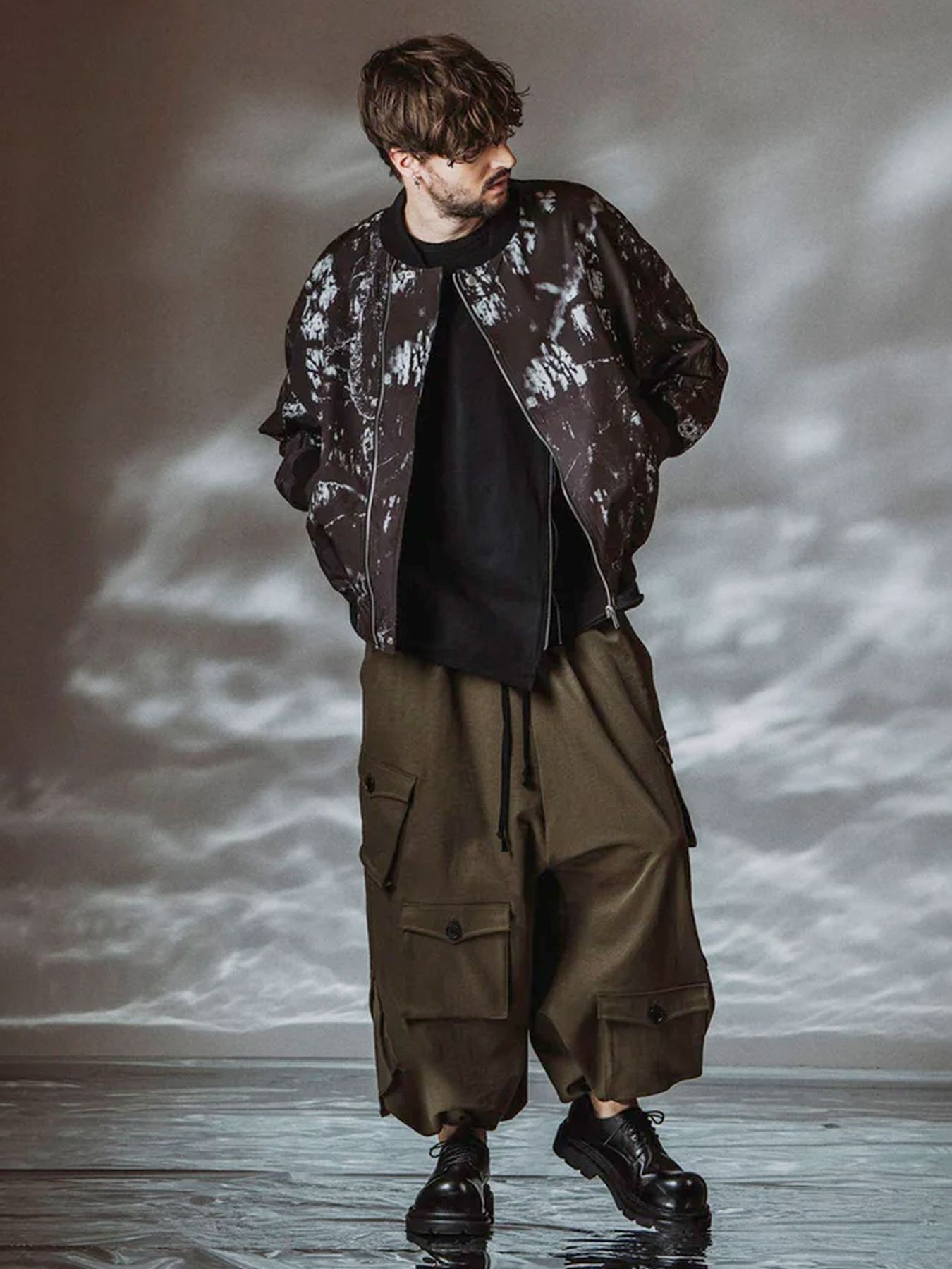 ライダースBIG-MA-1-BLZ / リアルツリーカモフラージュ【NO ID.】