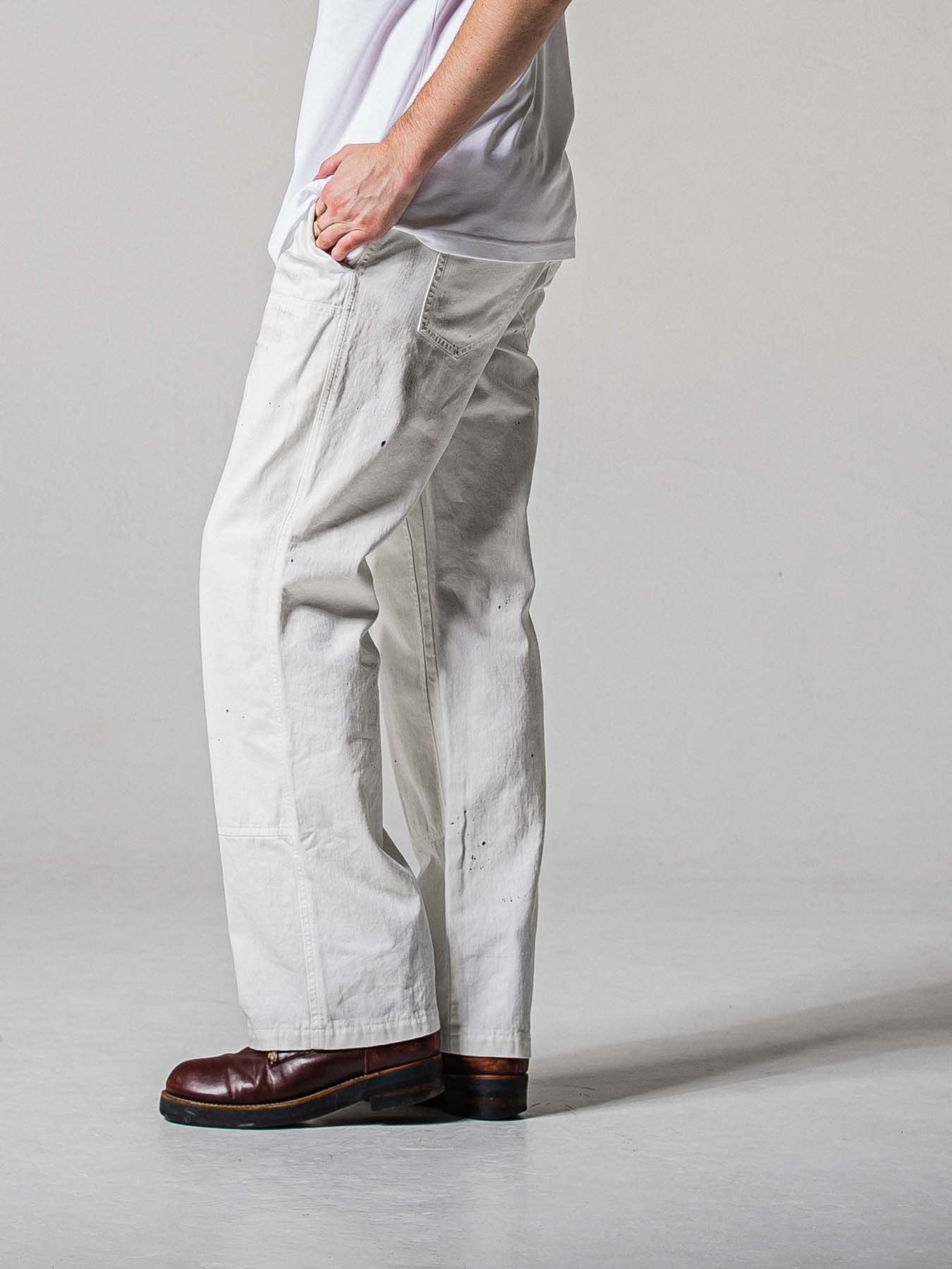 【予約品 11月16日(日) 締切】DOUBLE KNEE PT / ダブルニーワークパンツ / ホワイト