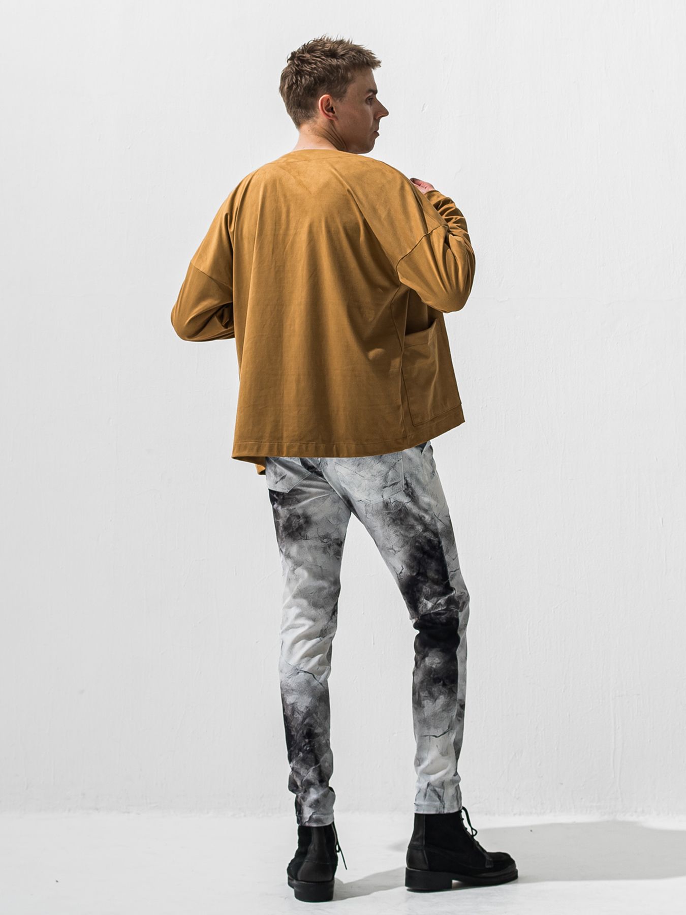 【予約品 9月6日(日) 締切】SUEDE CARDIGAN / スウェードカーディガン / ベージュ