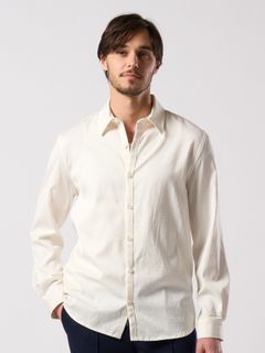 【予約品 4月19日(日) 18時締切】cupuro fibril dress shirt / キュプラフィブリル ドレスシャツ / ホワイト