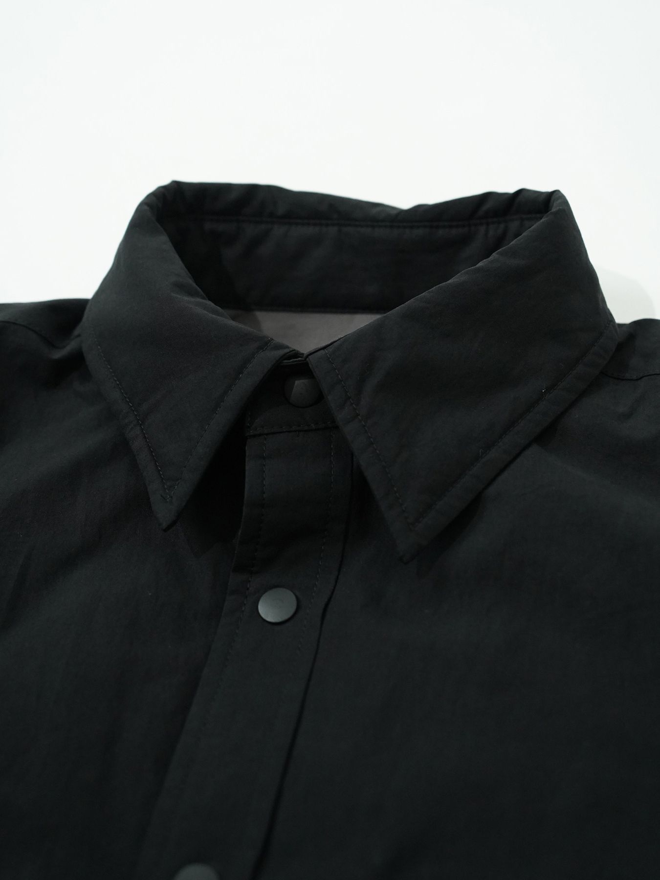 【予約品 5月6日(水) 締切】FLIPPADDING-SHIRTS / リバーシブルシャツ / チャコール×ブラック