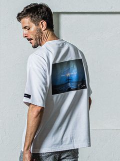 《予約11月17日19時締め》 BACK Photo OVER  TEE / オーバーTシャツ / ホワイト