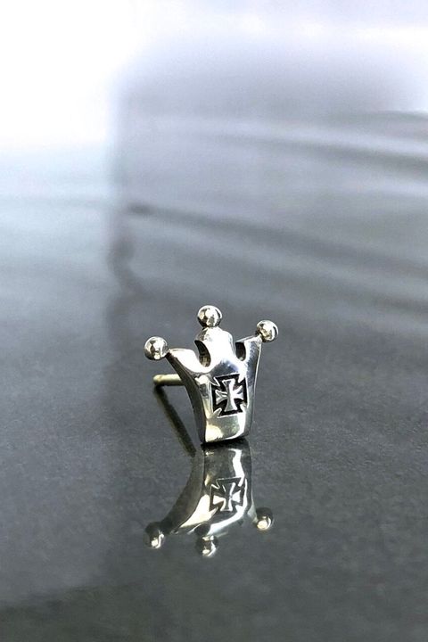 《受注生産》 CROWN STUD ピアス 【GOD SIZE】 注文から2～3週間後入荷予定