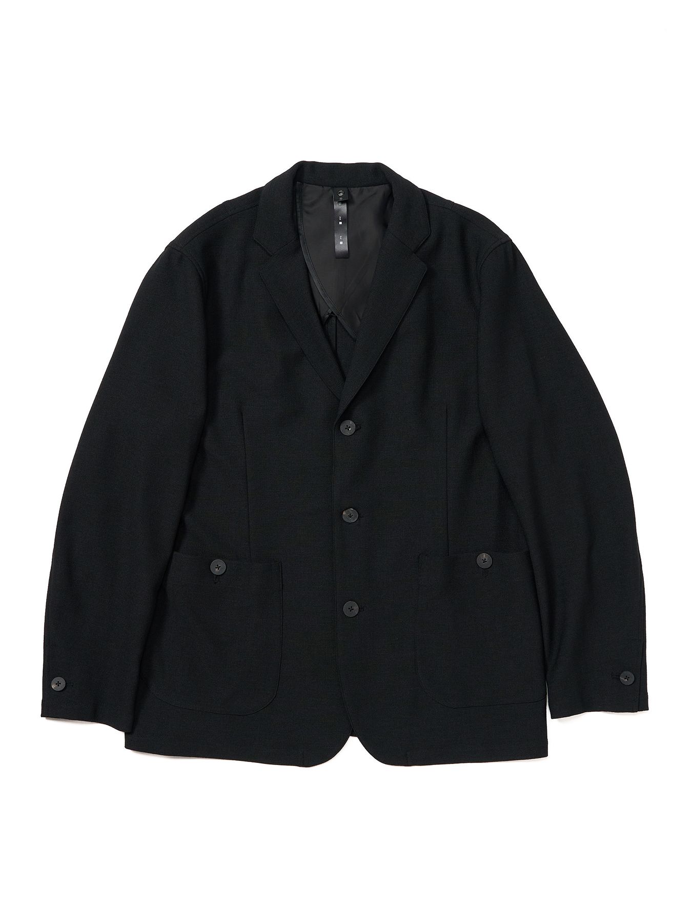 【予約品 9月23日(火) 締切】relax single jacket / リラックスシングルジャケット / ブラック