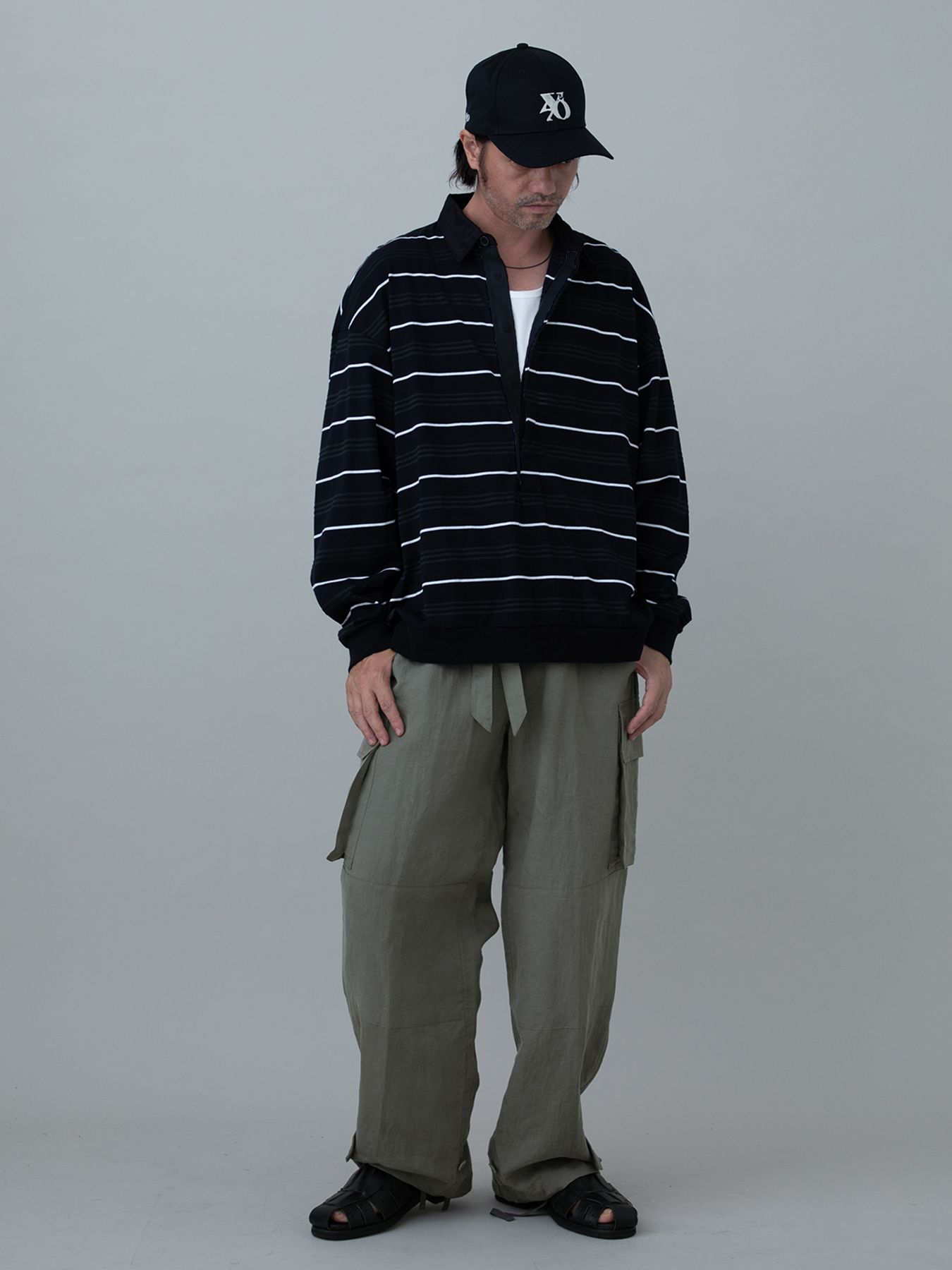 【予約品 10月26日(日) 締切】M47LINENCARGO / ミリタリーカーゴパンツ / moku.GRAY