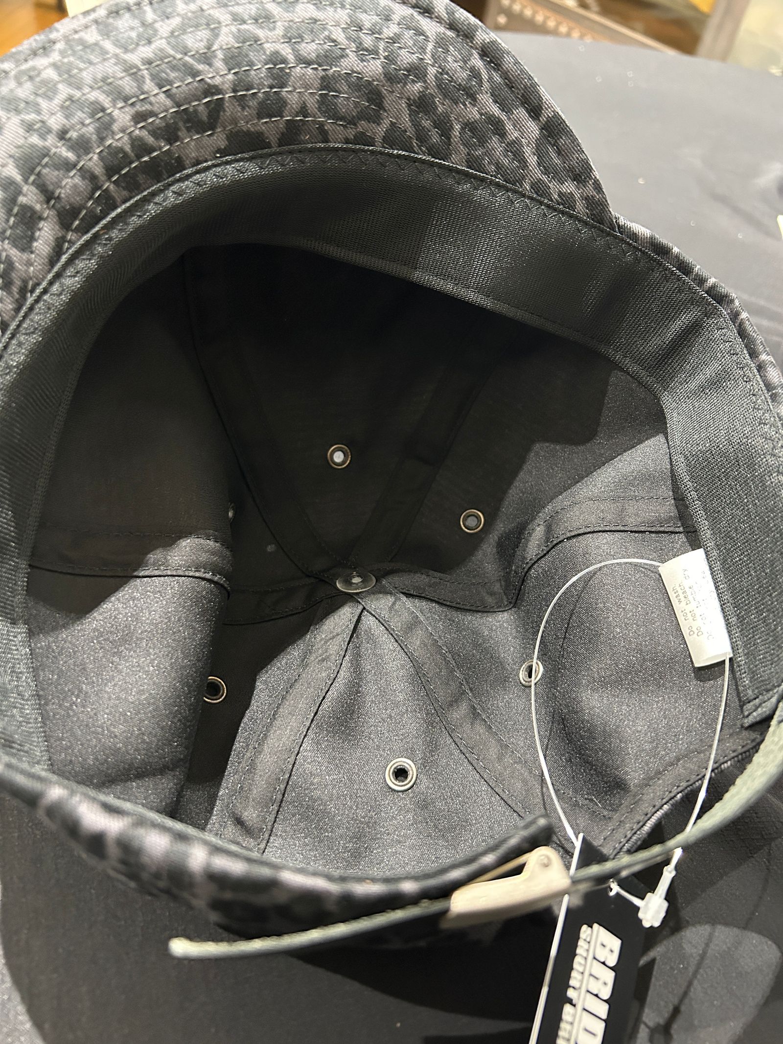 BRIDGE CAP TYPE1  LEOレオパードBLACK【Mighty Shine】
