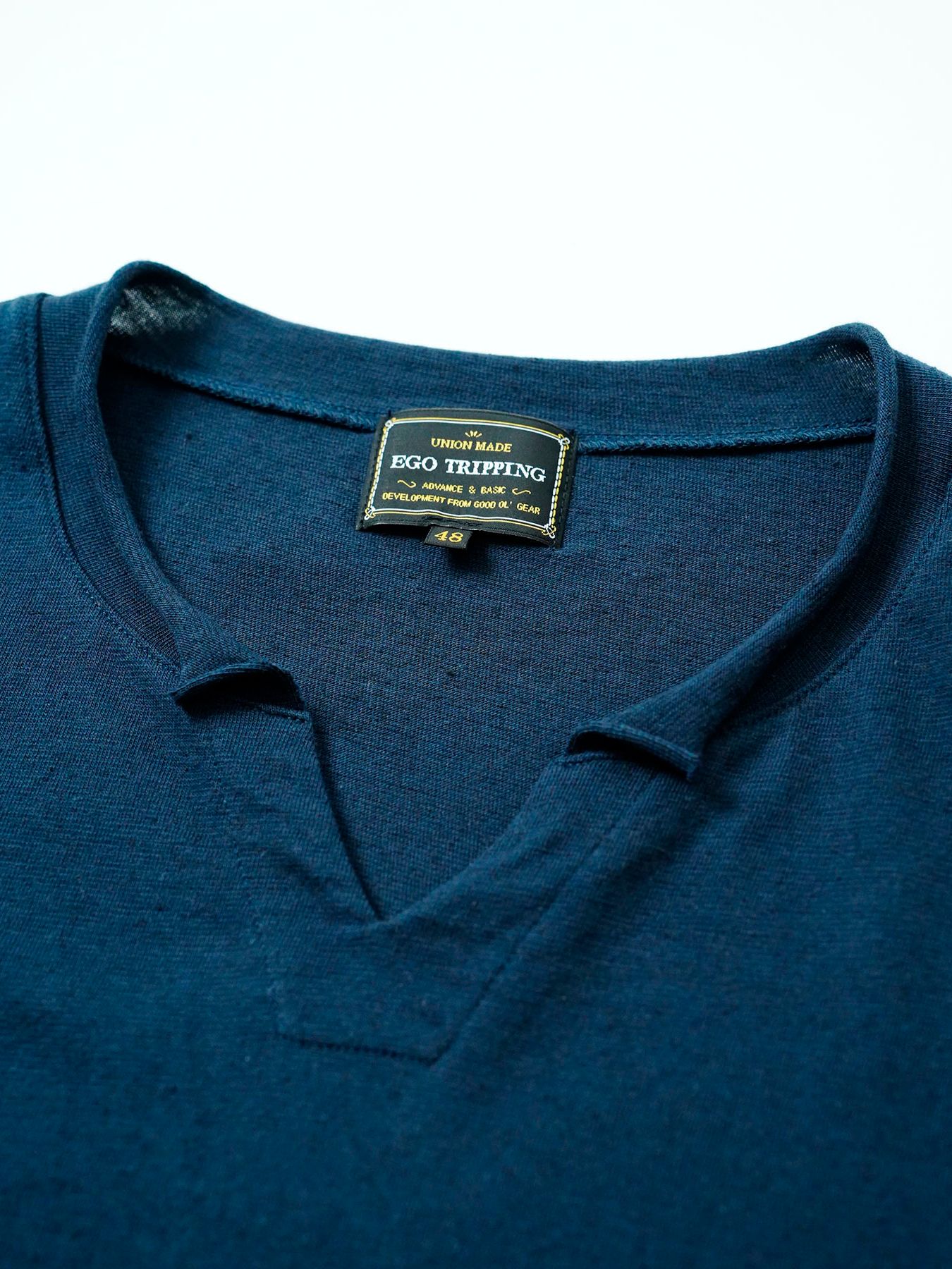 【予約品 11月9日(月) 締切】ALTNECKTEE / 変形ネックTシャツ / ネイビー