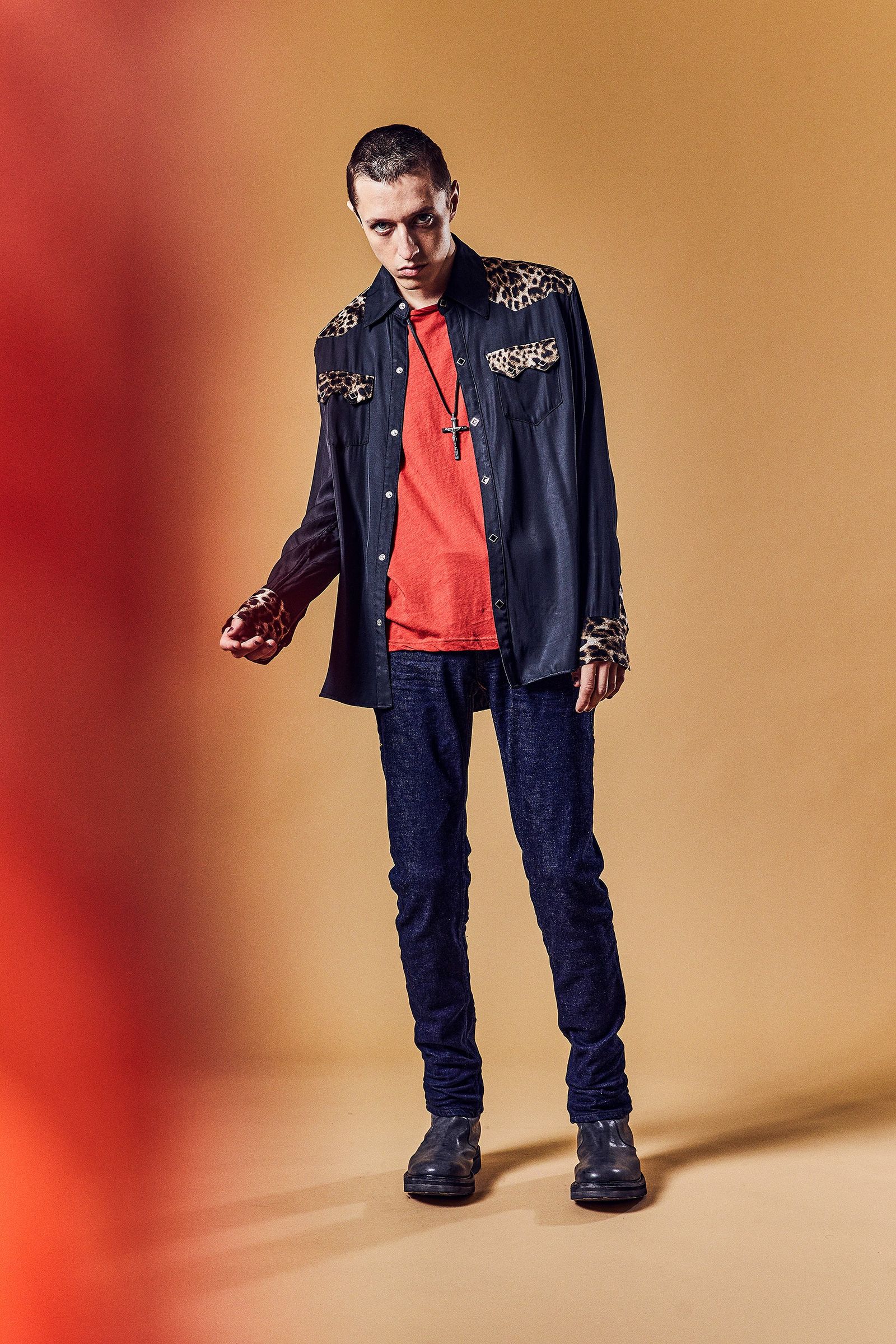 TIGHT JOE 12.5ozOrganic Cotton Stretch Denim TightStraight Jeans/インディゴ【STRUM】