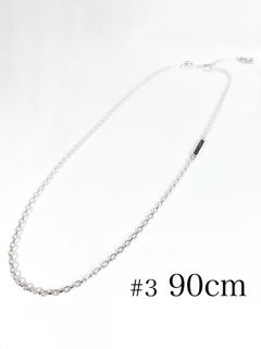 《受注生産》CHAIN NECKLACE #3 with GODSIZE® I.D. TAG 90 / ゴッドサイズ® #3 I.D.タグネックレスチェーン90 / 注文から2～3週間後入荷予定