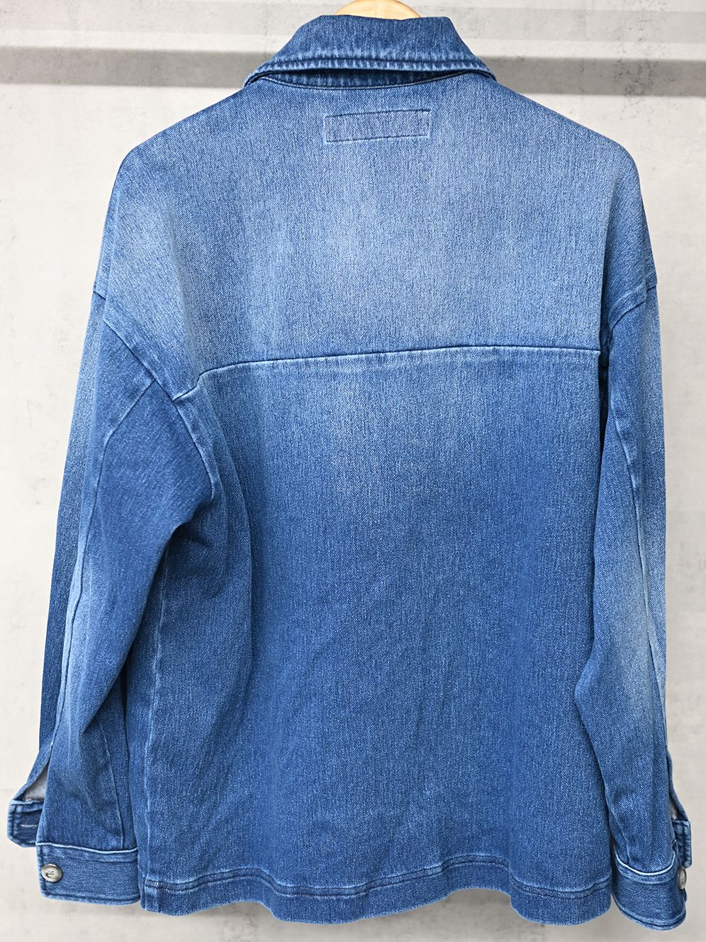 《予約11月17日19時締め》 DENIM JERSEY  OVER CPO ダークインディコ / デニムジャージ /